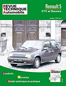 Książka: [RTA 518.1] Renault 5 GTX et Baccara (87-90)