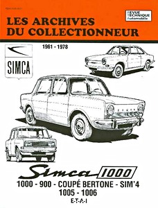 [ADC 035] Simca 1000, 900, Coupe Bertone (1961-1978)