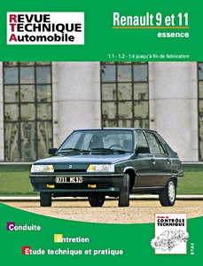 Książka: Renault 9 et 11 - essence 1.1 - 1.2 -1.4 (1983-1989) - Revue Technique Automobile (RTA 423)