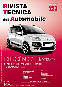 Citroen C3 Picasso - Benzina 1.4 VTi / Diesel 1.6 HDi 16V (dal 02/2009) | Rivista Tecnica dell'Automobile (RTA 223)