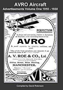 Boek: AVRO Aircraft Advertisements (Vol. One, 1910 - 1930)