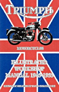 Livre : Triumph Motorcycles (1945-1955) - Illustrated Workshop Manual - Clymer Manual Reprint