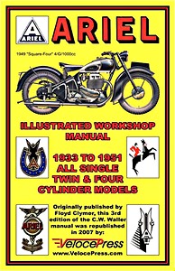 Boek: Ariel Motorcycles Workshop Manual 1933-1951