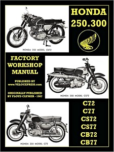 Boek: Honda 250 & 300 cc Twins (1960-1969) Factory WSM