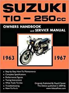 Livre : Suzuki T10 1963-1967 Factory Workshop Manual