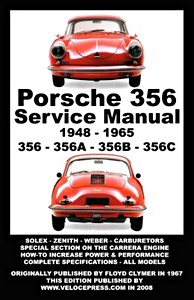 Livre: Porsche 356 - 356, 356A, 356B, 356C (1948-1965) - Clymer Owner's Workshop Manual