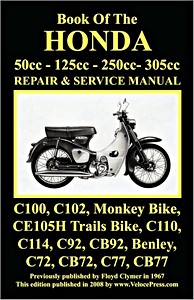 Boek: Honda 50, 125, 250 & 305 cc (1960-1966) WSM