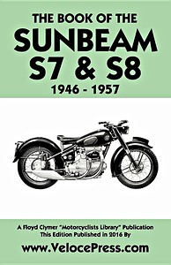 Boek: The Book of the Sunbeam S7 & S8 (1946-1957) - Clymer Manual Reprint