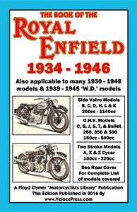 Livre : The Book of the Royal Enfield (1934-1946) - Clymer Manual Reprint