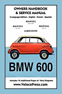 Boek: BMW 600 Limousine 1957- 59 Owners Manual & Service