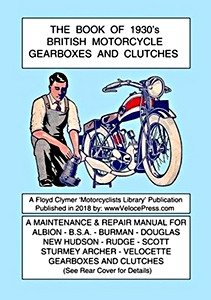 Book: Book of 1930's British Motorcycle Gearboxes