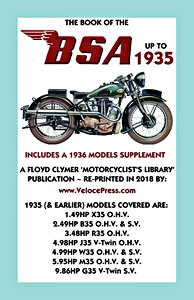 Book: Book of the BSA (up to 1935) - Incl. 1936 Supplement