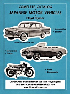 Boek: Complete Catalog of Japanese Motor Vehicles
