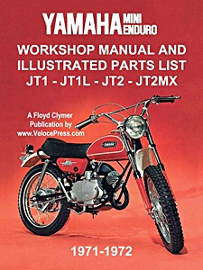 Boek: Yamaha Mini-Enduro JT1, JT1L, JT2, JT2MX (1971-1972) - Workshop Manual and Illustrated Parts List - Clymer Manual Reprint