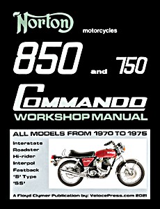 Książka: Norton 850 and 750 Commando WSM (1970-1975)