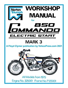 Book: Norton 850 Commando Electric Start Mark 3 WSM
