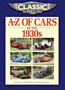 Livre: A-Z of Cars of the 1930s