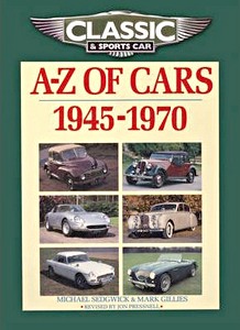 Livre : A-Z of Cars 1945-1970 (Classic and Sports Car Magazine) 