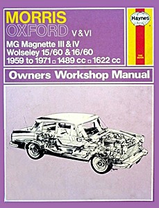 Book: Morris Oxford V & VI / MG Magnette III & IV / Wolseley 15/60 & 16/60 (1959-1971) - Haynes Service and Repair Manual