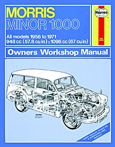 Book: Morris Minor 1000 - All models (1956-1971) - Haynes Service and Repair Manual