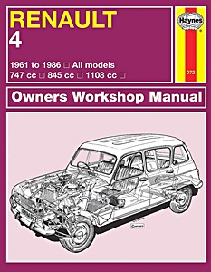 Book: Renault 4 - All models (1961-1986) - Haynes Owners Workshop Manual