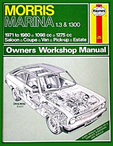 Boek: Morris Marina 1.3 & 1300 - Saloon, Coupé, Van, Pick-up und Estate (1971-1980) - Haynes Service and Repair Manual