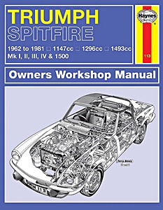Książka: Triumph Spitfire Mk I, II, III, IV & 1500 (1962-1981) - Haynes Service and Repair Manual