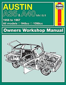 Boek: Austin A35 & A40 (1956-1967) - Haynes Owners Workshop Manual