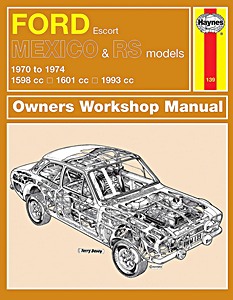 Livre: Ford Escort Mk I - Mexico, RS 1600 & RS 2000 (1970-1974) - Haynes Owners Workshop Manual