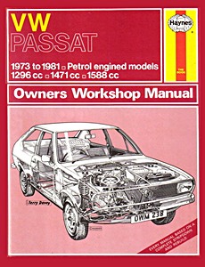 Book: VW Passat - Petrol (1973-1981) - Haynes Service and Repair Manual