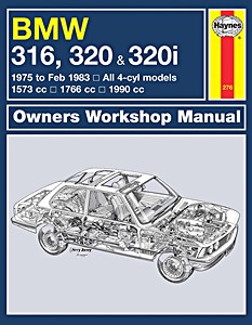 Buch: BMW 316, 320 & 320i (E21) - All 4-cyl models (1975 - Feb 1983) - Haynes Owners Workshop Manual