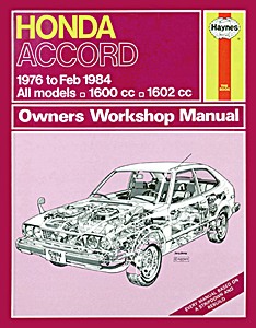 Boek: Honda Accord - All models (1976 - Feb 1984) - Haynes Service and Repair Manual