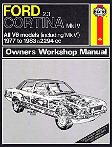 Livre: Ford Cortina Mk IV - 2.3 - All V6 models (1977-1983)