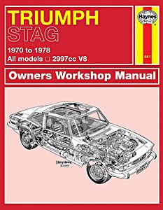 Książka: Triumph Stag V8 - All models (1970-1978) - Haynes Owners Workshop Manual