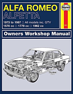 Książka: Alfa Romeo Alfetta Saloon / Coupe / GTV (1973-1987) - Haynes Owners Workshop Manual