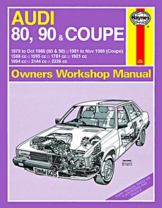 Boek: Audi 80, 90 (1979-Oct 1986) & Coupé (1981-Nov 1988) - Haynes Service and Repair Manual