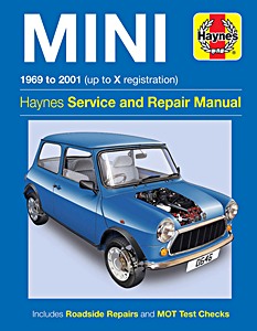 Livre: Mini (1969-2001) - Haynes Service and Repair Manual