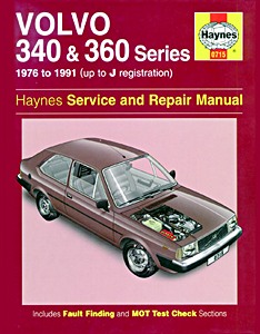 Buch: Volvo 340 & 360 Series - 340, 343, 345 & 360 (1976-1991) - Haynes Service and Repair Manual