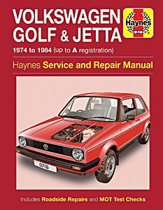 Book: VW Golf & Jetta Mk 1 - Petrol 1.1 & 1.3 litres (1974-1984) - Haynes Service and Repair Manual