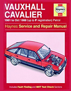 Książka: Vauxhall Cavalier - Petrol (1981 - Oct 1988)