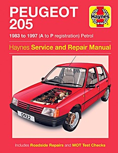 Boek: Peugeot 205 - Petrol (1983-1997) - Haynes Service and Repair Manual