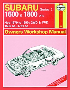 Boek: Subaru 1600 & 1800 - Series 2 - 2WD & 4WD (Nov 1979-1990) - Haynes Owners Workshop Manual