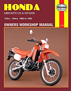 Livre : Honda MBX 125 / MTX 125, MTX 200 (1983-1993) - Haynes Owners Workshop Manual