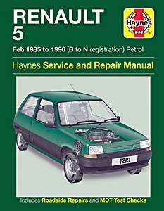 Książka: [HY] Renault 5 Petrol (Feb 1985-96)