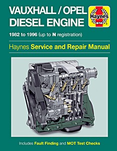 Book: Vauxhall / Opel Astra 1.5 - 1.6 - 1.7 litre Diesel Engine (1982-1996) - Haynes Service and Repair Manual