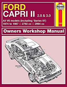 Buch: Ford Capri II (& III) 2.8 & 3.0 - all V6 models (1974-1987) - Haynes Service and Repair Manual