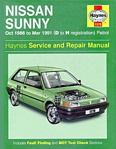 Book: Nissan Sunny Petrol (10/86-3/91)