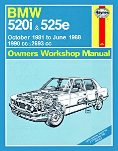Boek: BMW 520i & 525e (E28) (Oct 81 - June 1988) - Haynes Service and Repair Manual
