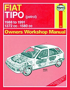 Livre: Fiat Tipo - Petrol (1988-1991) - Haynes Service and Repair Manual