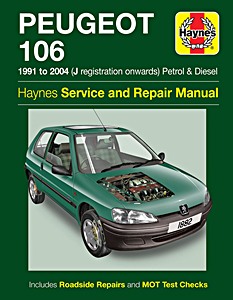 Książka: Peugeot 106 - Petrol & Diesel (1991-2004) - Haynes Service and Repair Manual